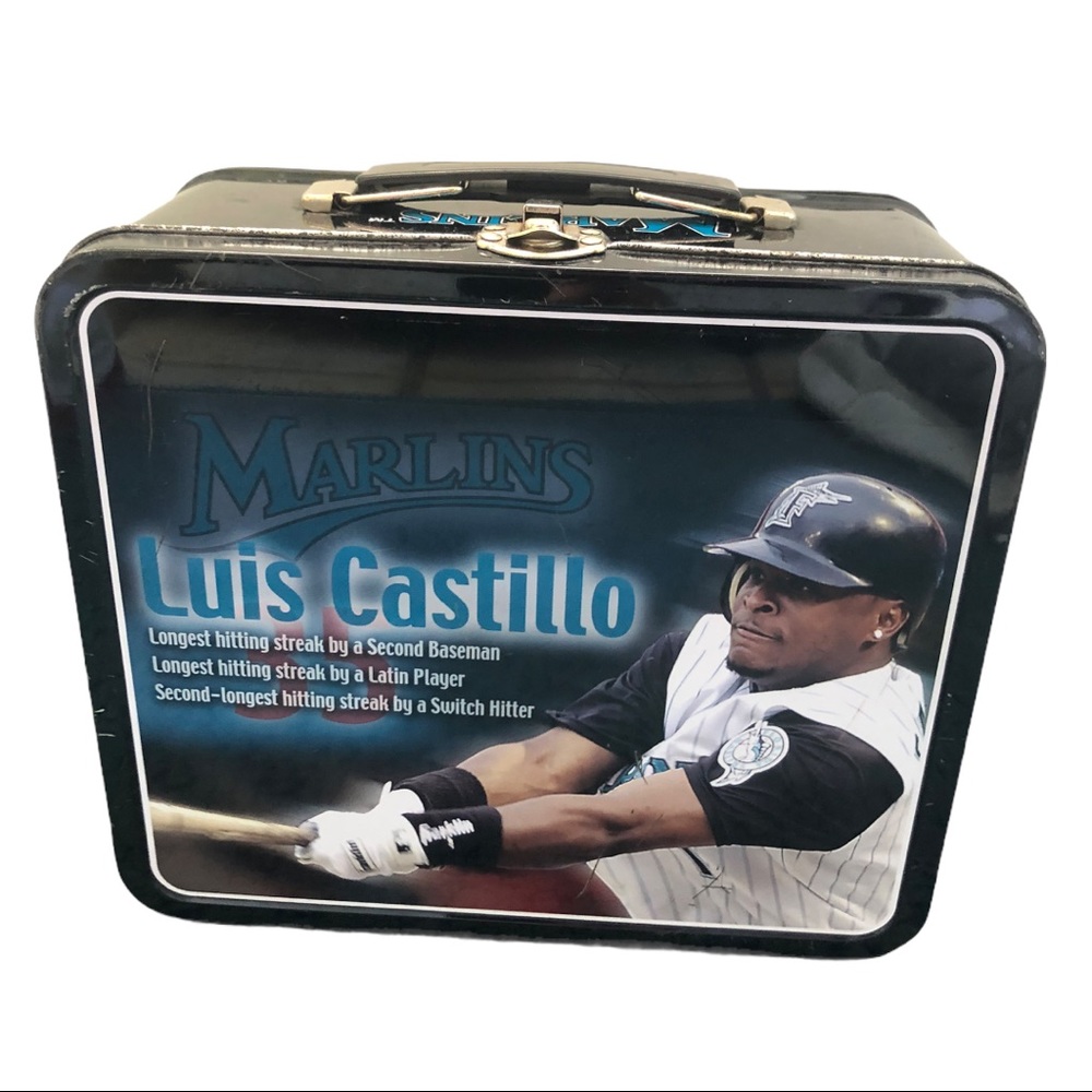 Marlins Luis Castillo collectors lunch box